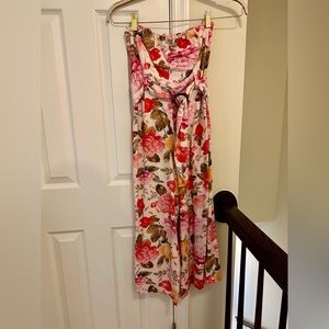 Venus Belted Peony Jumpsuit